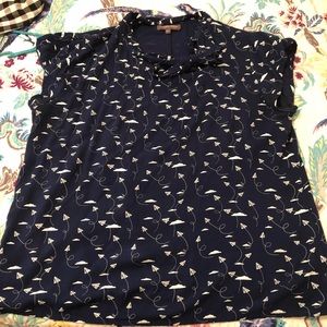 ModCloth Circus brand paper airplane blouse